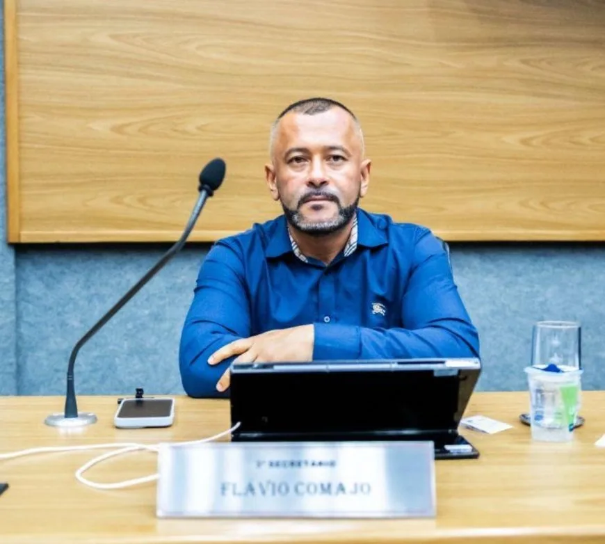 Vereador Flávio Comajo apresenta requerimento sobre infraestrutura esportiva na 13ª Sessão Ordinária da Câmara de Cajamar