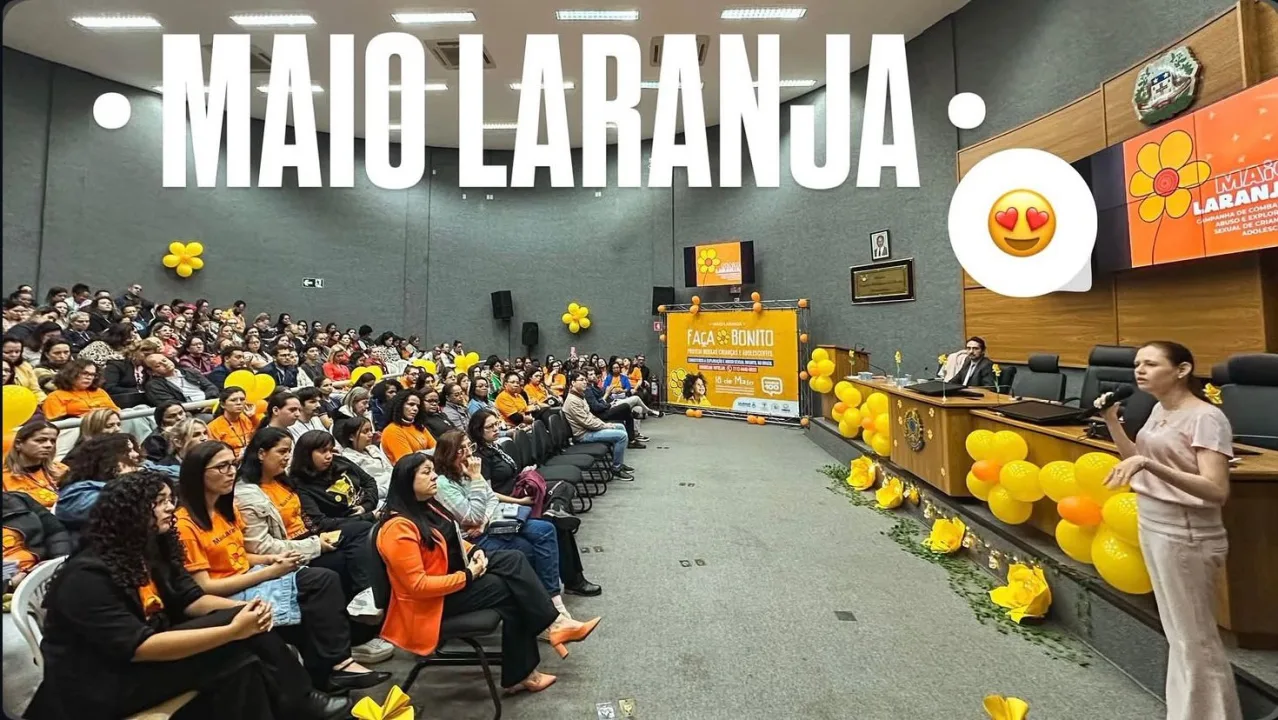 Escola do Legislativo participa de ação em parceria sobre a campanha Maio Laranja