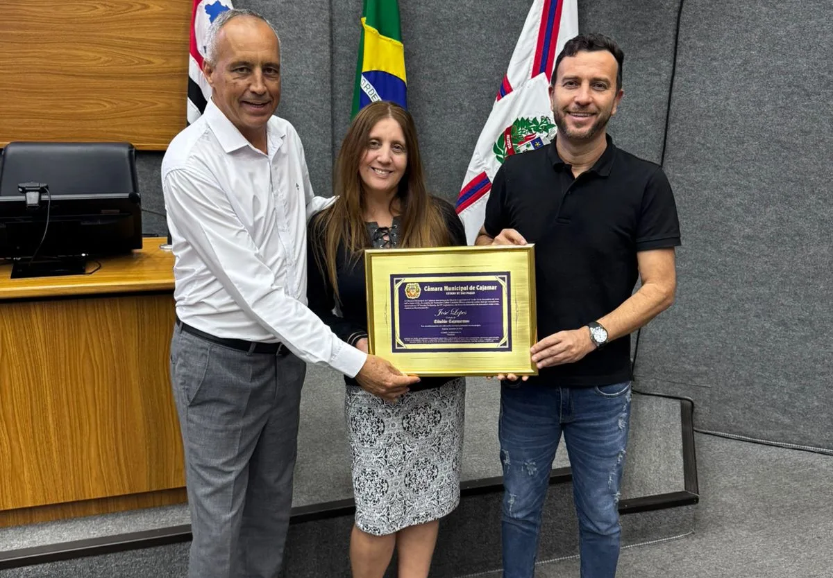 Câmara Municipal de Cajamar concede Título de Cidadão Cajamarense ao Sr. José Lopes